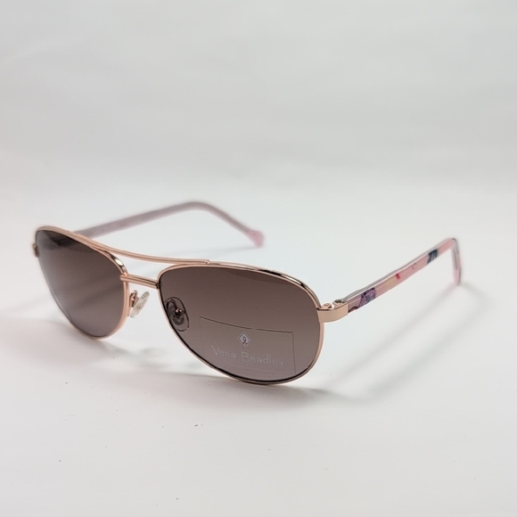 Vera Bradley Pink Aviator Sunglasses - Picture 1 of 2
